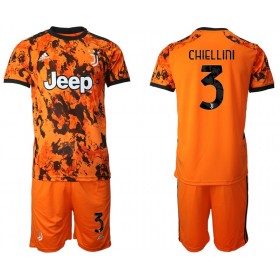 Fotbalový Dres Juventus Giorgio Chiellini 3 Dětské Alternativní 2020/21 Krátký Rukáv
